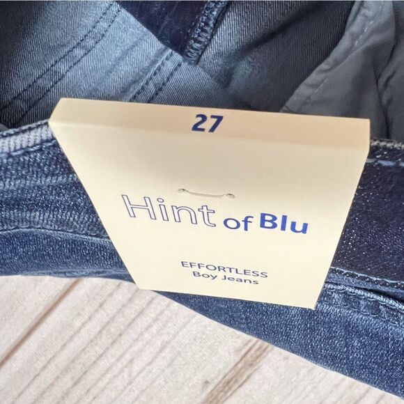 Hint of Blu Cropped Effortless Boy Jean NWT Size 27 - Picture 5 of 8